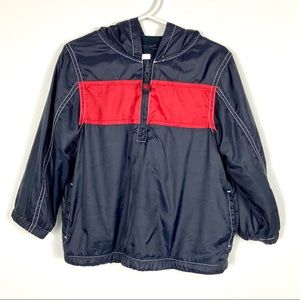 Gymboree Black and Red Hooded Jacket